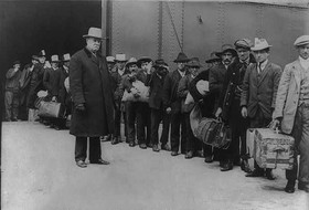 Immigrants at Ellis Island