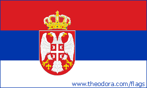 Serbian national flag