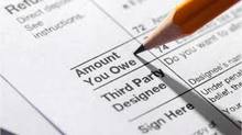 1040 tax form amount owed