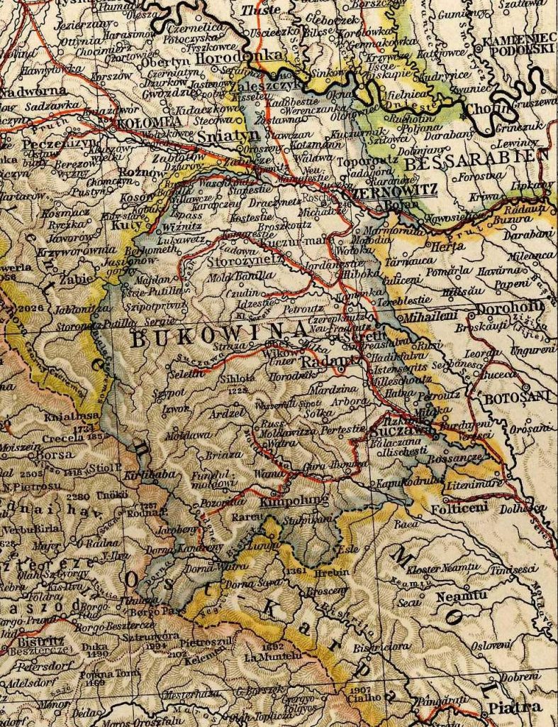 Bucovina in 1901