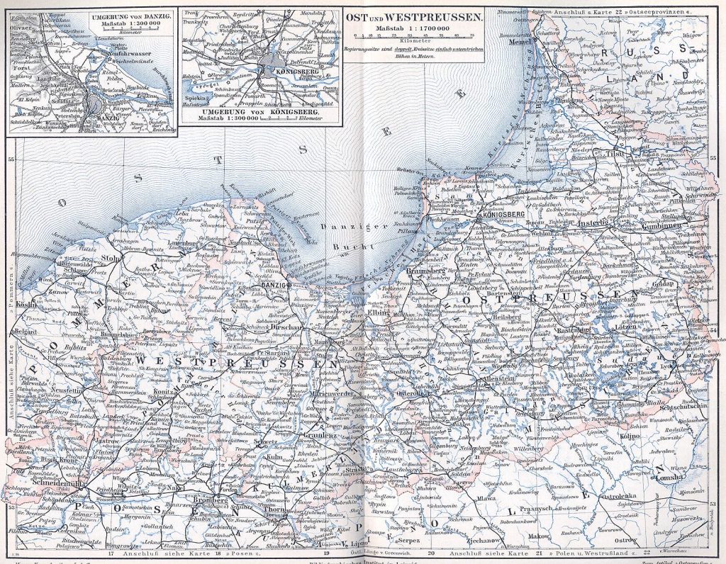 East- and West Prussia in 1871