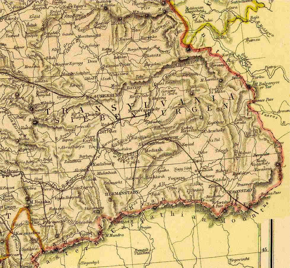 Transylvania in 1880